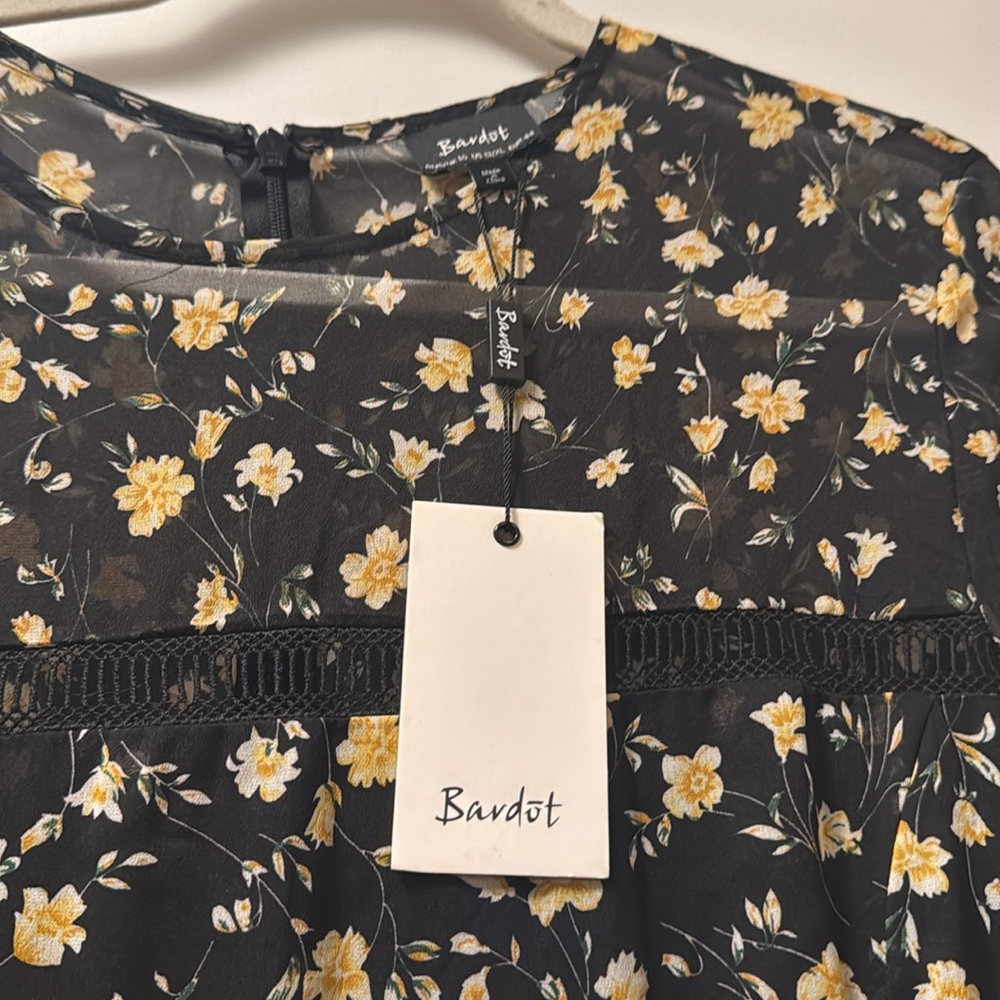 Bardot Poppy Print Mini Dress - New With Tags NWT! - Picture 6 of 12